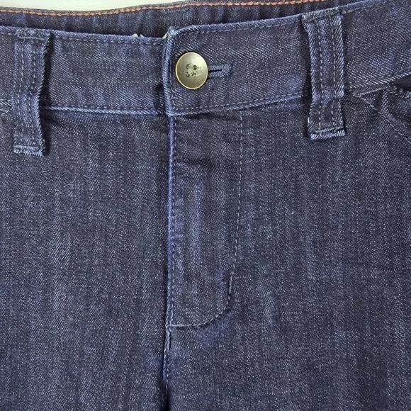 Eddie Bauer women's curvy denim trouser in dark wash size 10 - Picture 4 of 11